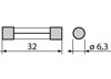 Slika Stakleni osigurači 6.3X32 MM