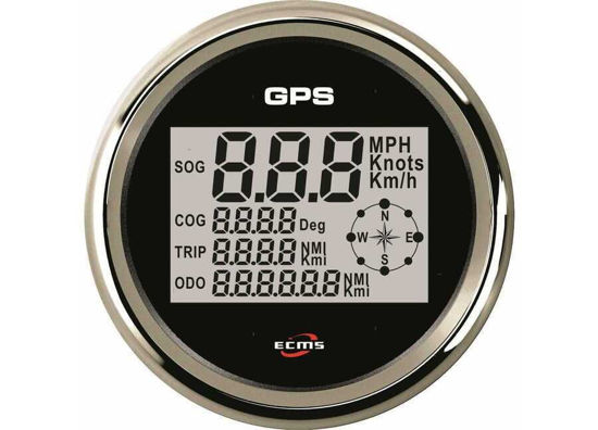 Slika Brzinometar GPS ECMS ALL BLACK CHROME