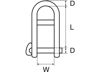 Slika Dugi škopac KEY PIN B